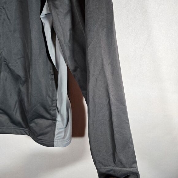 New Mens Spyder Empire Fleece Pockets Jacket Gray/grey S Full Zip - Picture 3 of 12